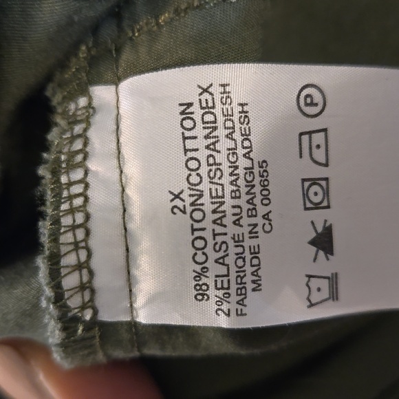 Penningtons-jacket,army green,brass hardware,utility, - Picture 12 of 14